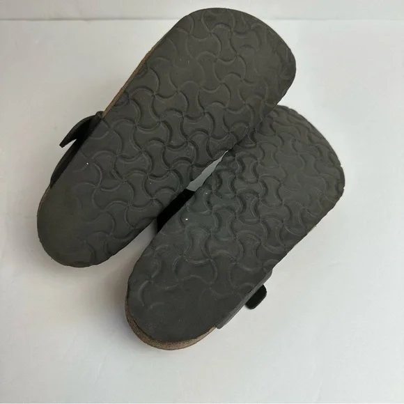 Women's Birkenstock Gizeh sandals size Women's 6 or 6.5 or EU 37 black leather - Picture 6 of 9